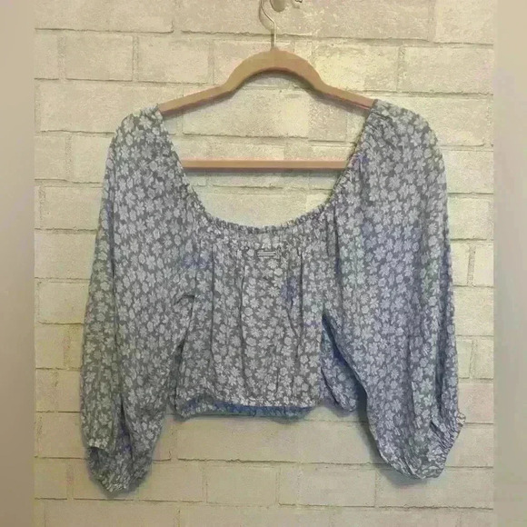 Billabong Keep Dreaming Square neck floral top size small - Picture 5 of 5